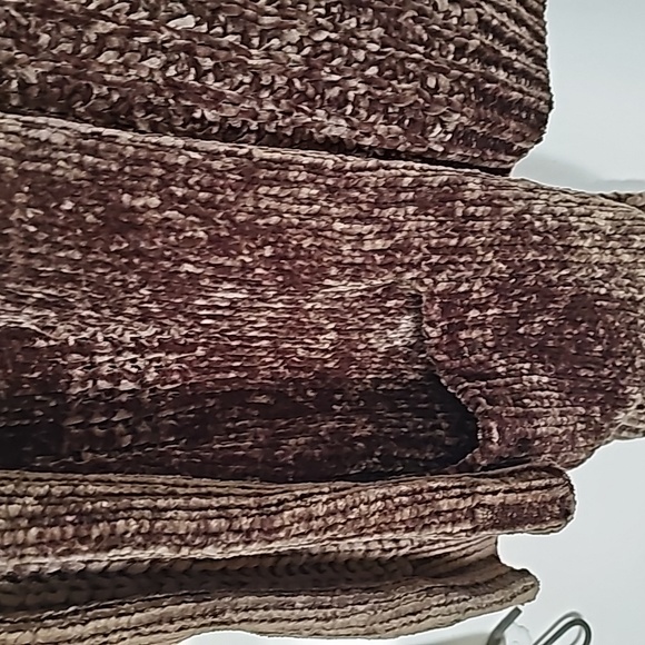Green Chenille Cardigan Super Soft - Picture 4 of 7